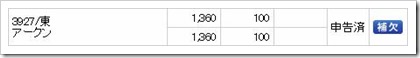アークン （3927）IPO補欠